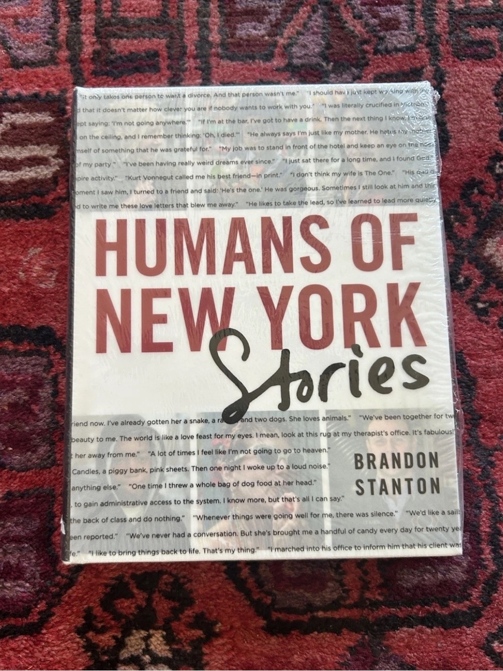 Humans of New York Stories Brandon Stanton 2015 HC Sealed Photo Book